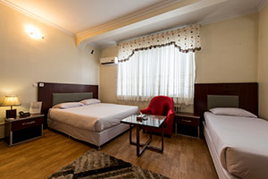 اتاق دو نفره تویین هتل ورزش تهران