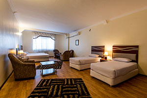 اتاق چهار نفره هتل ورزش تهران