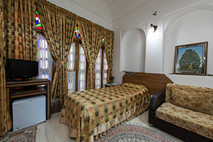 اتاق یک تخته هتل سنتی مظفر یزد 1