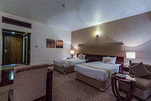اتاق توئین رو به دریا هتل مارینا پارک کیش