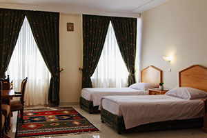 اتاق توئین هتل رودکی تهران