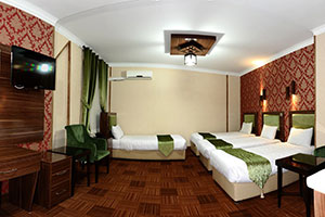 اتاق پنج تخته هتل شهریار تهران