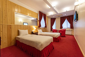 اتاق توئین هتل ستارگان شیراز