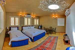 اتاق سه تخته گنبد هتل سنتی کریاس اصفهان 1