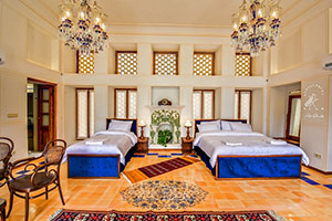 اتاق سه تخته سیمرغ هتل سنتی کریاس اصفهان