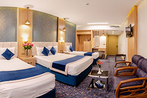 اتاق چهار تخته هتل ستاره اصفهان 1