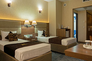 اتاق دو تخته غربی هتل آسمان اصفهان