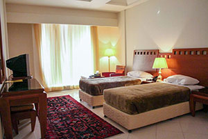 اتاق توئین هتل بزرگ زنجان