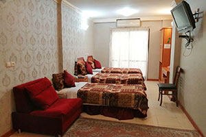 اتاق سه تخته هتل پارتیکان اصفهان