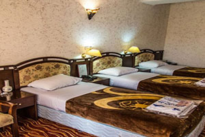اتاق سه تخته هتل جهانگردی دلوار بوشهر