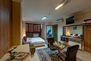 اتاق دو تخته یک نفره هتل زنده رود اصفهان