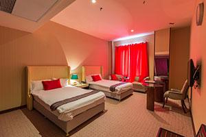 اتاق دو تخته توئین هتل قصر بوتانیک گرگان