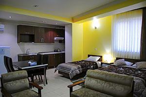 سوئیت یک خوابه پنج تخته هتل آپارتمان استقبال تبریز
