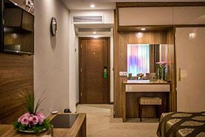 اتاق سه تخته لوکس هتل شهر تهران