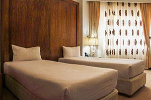 اتاق دو تخت توئین رو به دریا هتل لیپار چابهار