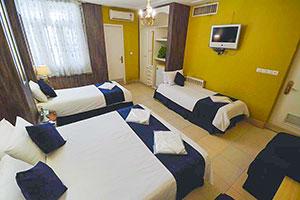 اتاق چهار تخت هتل حافظ شیراز