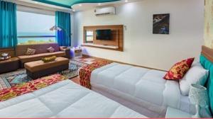 هتل رخسار قشم سوئیت یک خوابه برای پنج نفر (رو به دریا)