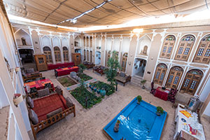 فضاي داخلي هتل سنتی فهادان یزد