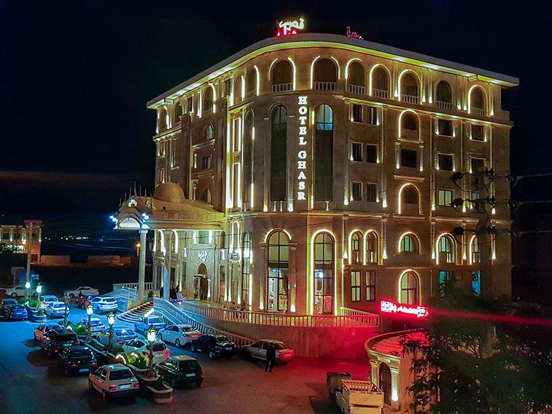 نمای ساختمان هتل قصر شاهرود