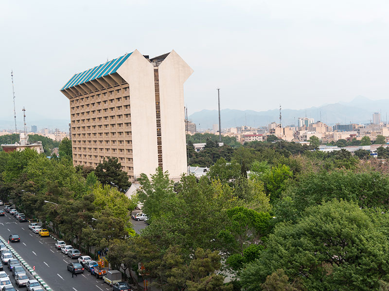 نماي بيروني هتل لاله تهران