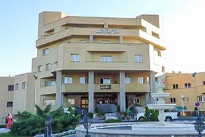 نمای ساختمان هتل پتروشیمی تبریز