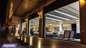 نمای ساختمان هتل هویزه 