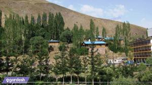 نمای ساختمان مجتمع جهانگردی دیزین