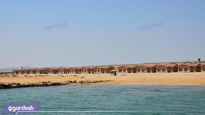 نمای ساختمان مجتمع اقامتی ساحل طلائی