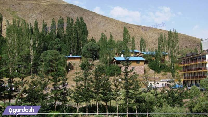 نمای ساختمان مجتمع جهانگردی دیزین