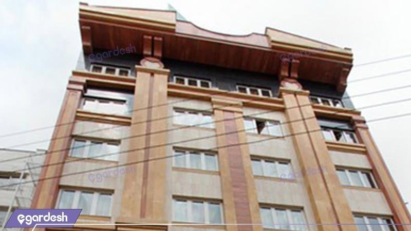 نمای ساختمان هتل آپارتمان بشری 