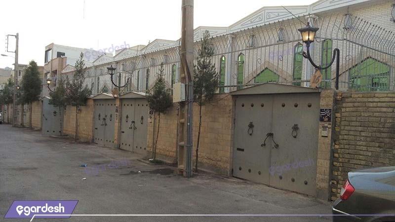 نمای ساختمان هتل آپارتمان هخامنشیان پارتاک 