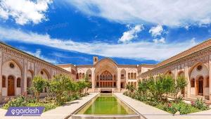 نمای ساختمان هتل سرای عامری ها کاشان