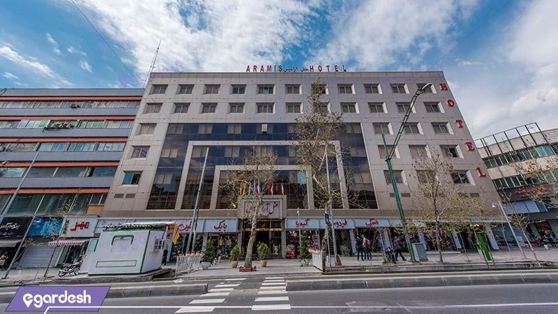نمای ساختمان هتل بین المللی بوتیک آرامیس