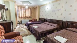 اتاق چهار تخته هتل جهانگردی ماهان