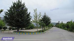 محوطه هتل جهانگردی یاسوج