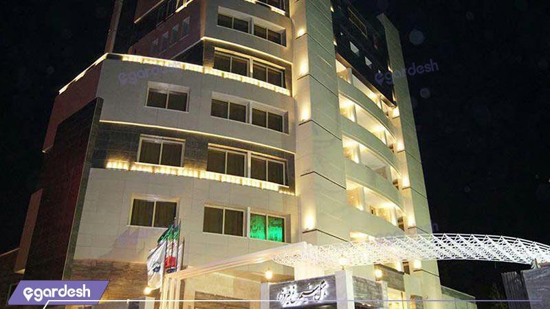 نمای هتل سیمرغ فیروزه
