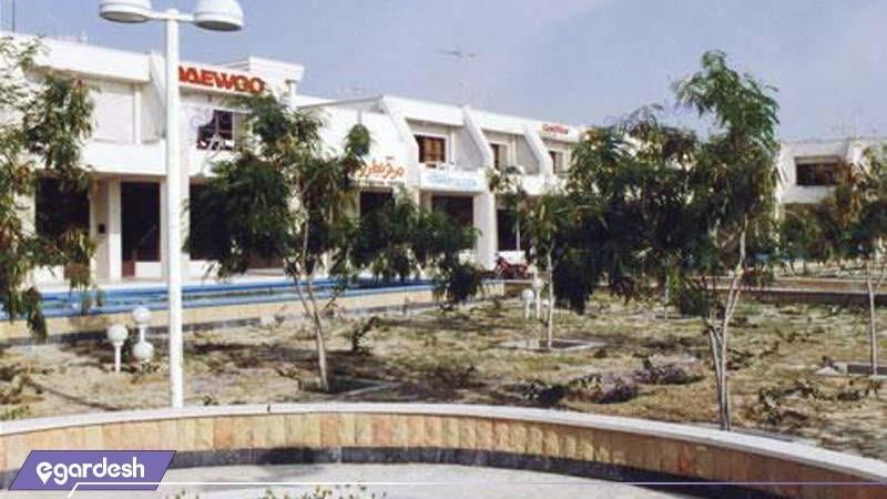 نمای ساختمان هتل نخل زرین