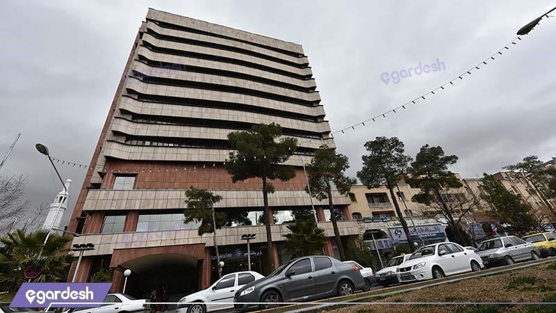 نمای ساختمان هتل بین المللی پارس شیراز