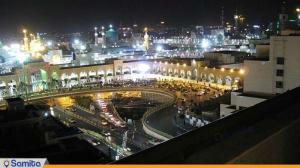 نمای حرم هتل آپارتمان امید