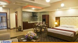 آپارتمان یک خوابه vip با نمای حرم هتل آپارتمان امید