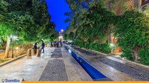 محوطه هتل باغ مشیر الممالک