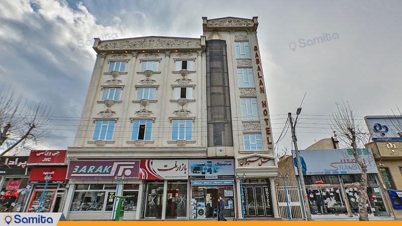 نمای ساختمان هتل سبلان