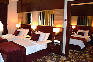 اتاق کانکت 4 تخت هتل الماس مشهد