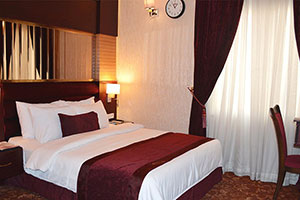 اتاق 1 تخت هتل الماس مشهد