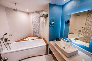 سرویس بهداشتی اتاق سه تخت رویال هتل ارگ جدید یزد