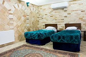 اتاق دو تخت توئین هتل فیروزه یزد