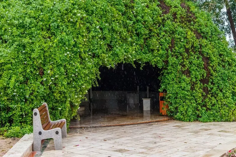 نمای بیرونی هتل فلامینگو کیش