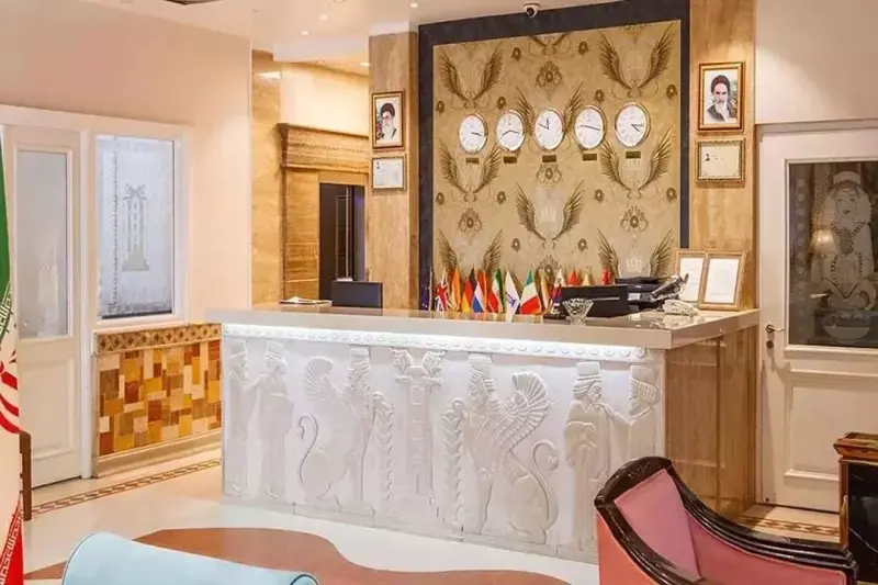 پذیرش هتل آپارتمان کوروش تهران