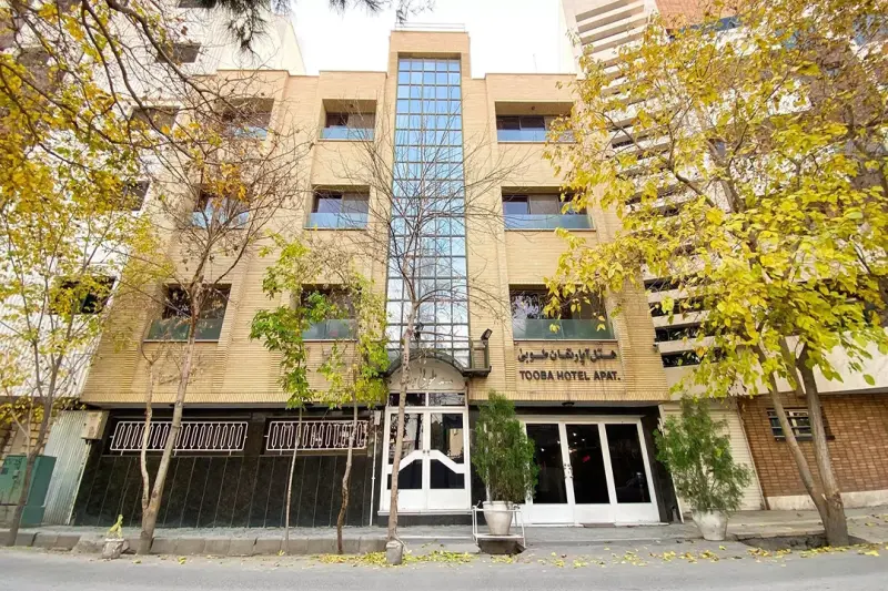 نمای بیرونی هتل آپارتمان طوبی اصفهان 