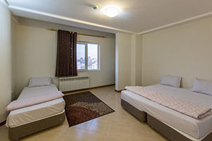  Quadruple room at Pedram Hotel, Sarein